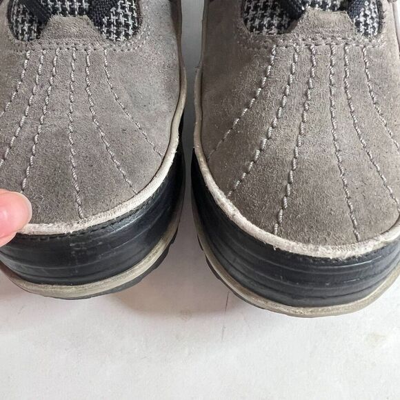 Sorel Joan of Arctic Winter Boots Grey and Black Houndstooth Fur Lined Size 7.5 - Picture 8 of 10
